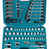 Makita E-06616 3/8" bity/nástrčné klíče/očkoploché klíče/ráčna, 120ks