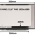 SIL LCD PANEL 15,6" FHD 1920x1080 30PIN MATNÝ IPS / BEZ ÚCHYTŮ