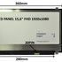 SIL LCD PANEL 15,6" FHD 1920x1080 30PIN MATNÝ / ÚCHYTY NAHOŘE A DOLE
