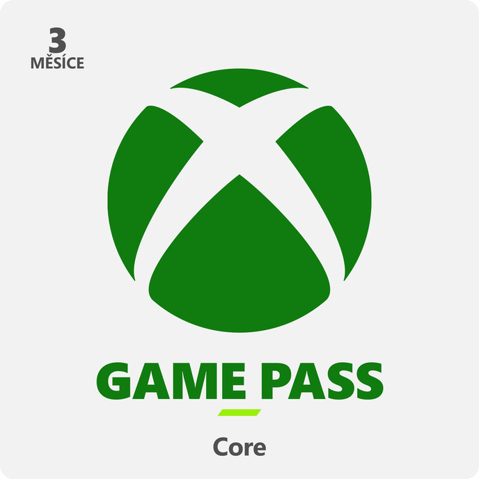 MICROSOFT ESD XBOX - Game Pass Core - předplatné na 3 měsíce (EuroZone)