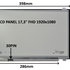 SIL LCD PANEL 17,3" FHD 1920x1080 30PIN MATNÝ IPS / ÚCHYTY NAHOŘE A DOLE