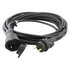 EMOS Vonkajší predlžovací kábel 15 m / 1 zásuvka / čierny / guma / 230 V / 1,5 mm2