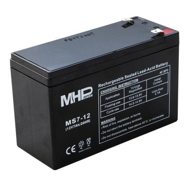 CARSPA Pb akumulátor MHPower VRLA AGM 12V/7Ah (MS7-12)