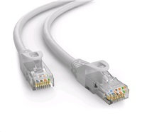 Kabel C-TECH patchcord Cat6e, UTP, šedý, 15m