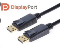 ATEN PremiumCord DisplayPort 1.2 přípojný kabel M/M, zlacené konektory, 0,5m