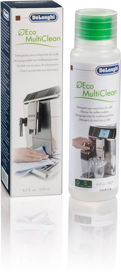 Automatický kávovar BRAUN DE LONGHI DeLonghi Eco Multiclean DLSC550 čisticí prostředek pro čištění okruhu karafy na mléko}