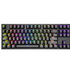 Herná klávesnica Genesis herní mechanická klávesnice THOR 404/RGB/Gateron Yellow Pro/Drátová USB/US layout/Černá