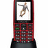 EVOLVEO EasyPhone EG, mobilní telefon pro seniory s nabíjecím stojánkem (červená barva)