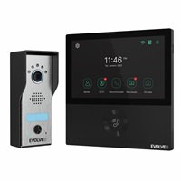 EVOLVEO DoorPhone AHD7, Sada domácího WiFi videotelefonu s ovládáním brány nebo dveří, černý monitor